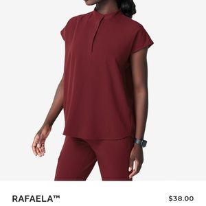 SOLD Figs Burgundy Scrub set